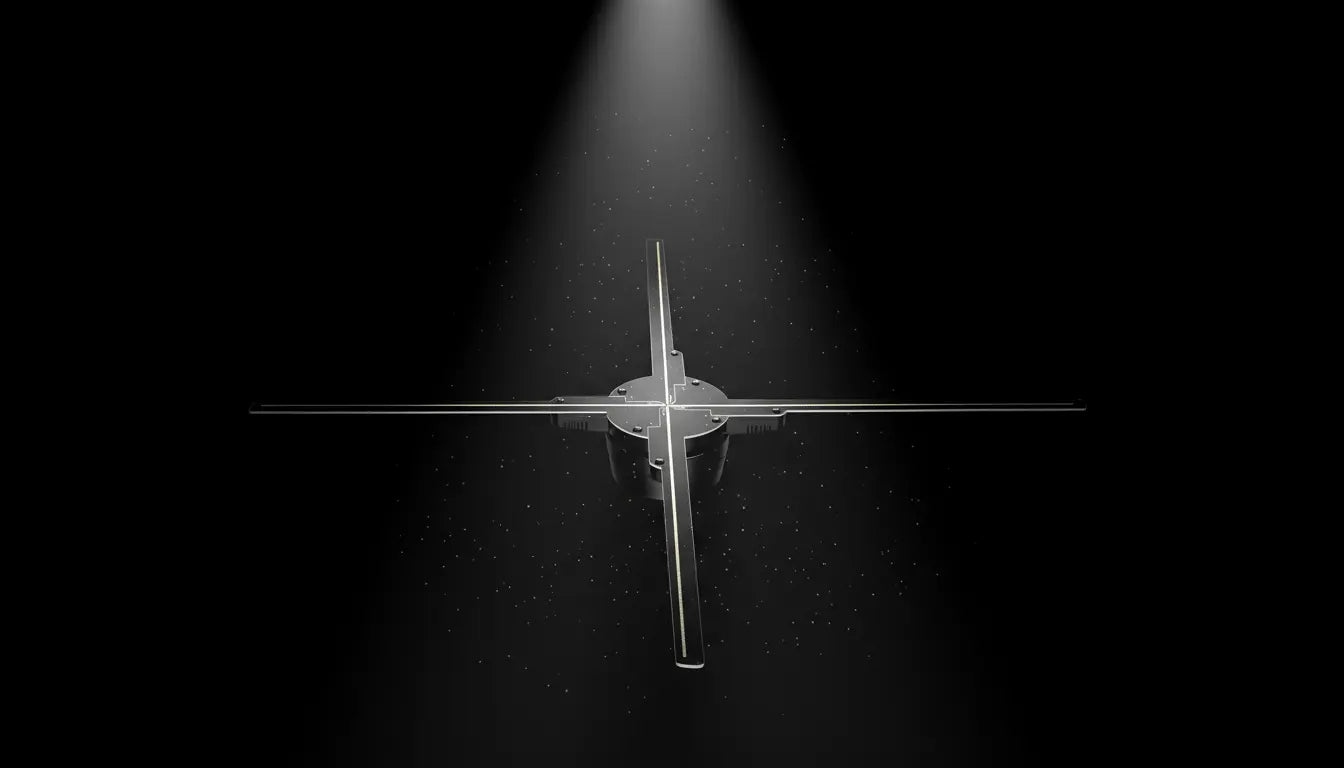 HoloX 3D Hologram Led Fan 65 cm