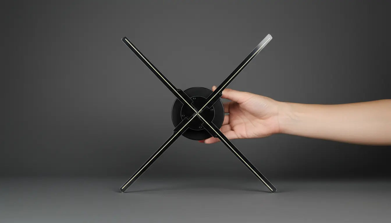 HoloX 3D Hologram Led Fan 65 cm