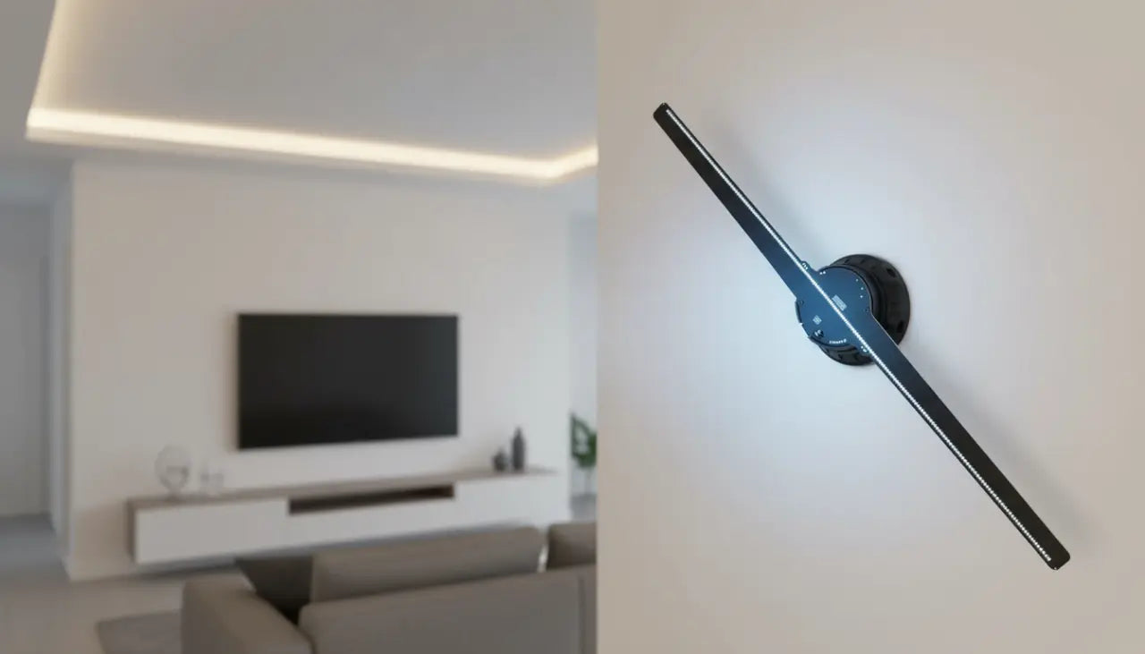 HoloX 3D Hologram Fan 16.5 inç 2000x224 WiFi 3D Projektör
