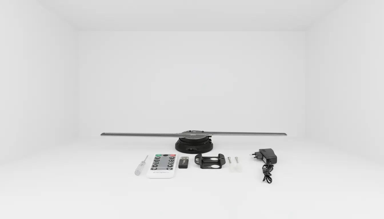 HoloX 3D Hologram Fan 16.5 inç 2000x224 WiFi 3D Projektör